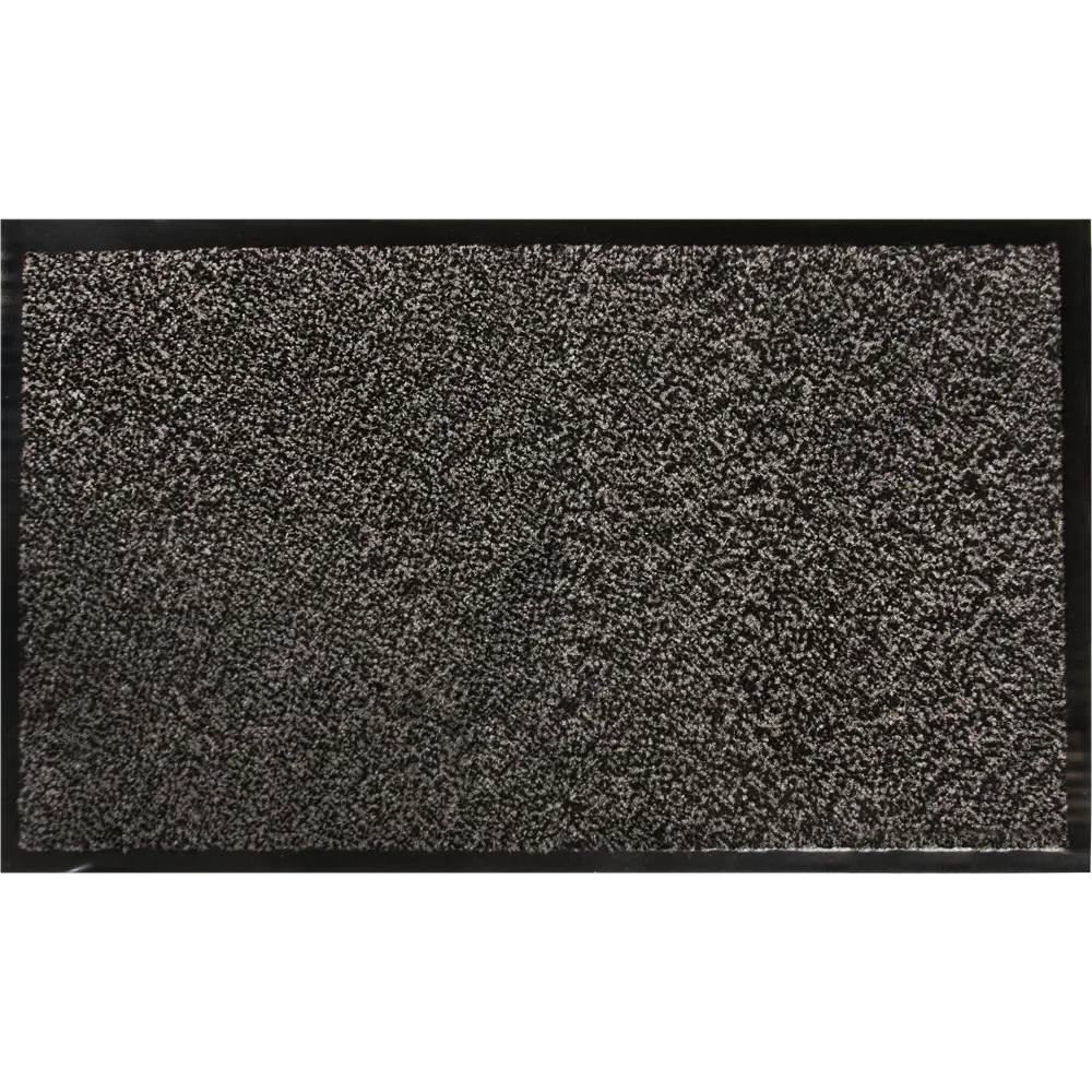 Коврик Fiesta, 45x75 см, полипропилен/резина, цвет серый/чёрный INSPIRE STLM-2060295