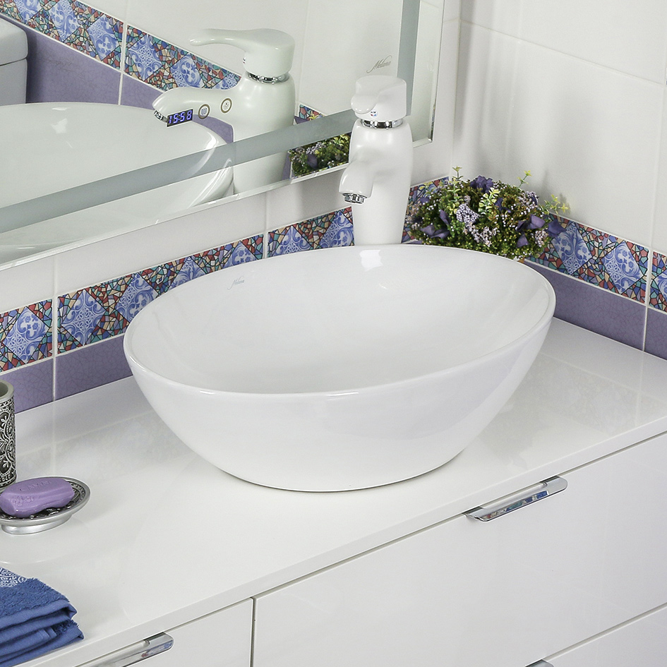 Накладная раковина melana mln-320361 320361-805 - Вид №2