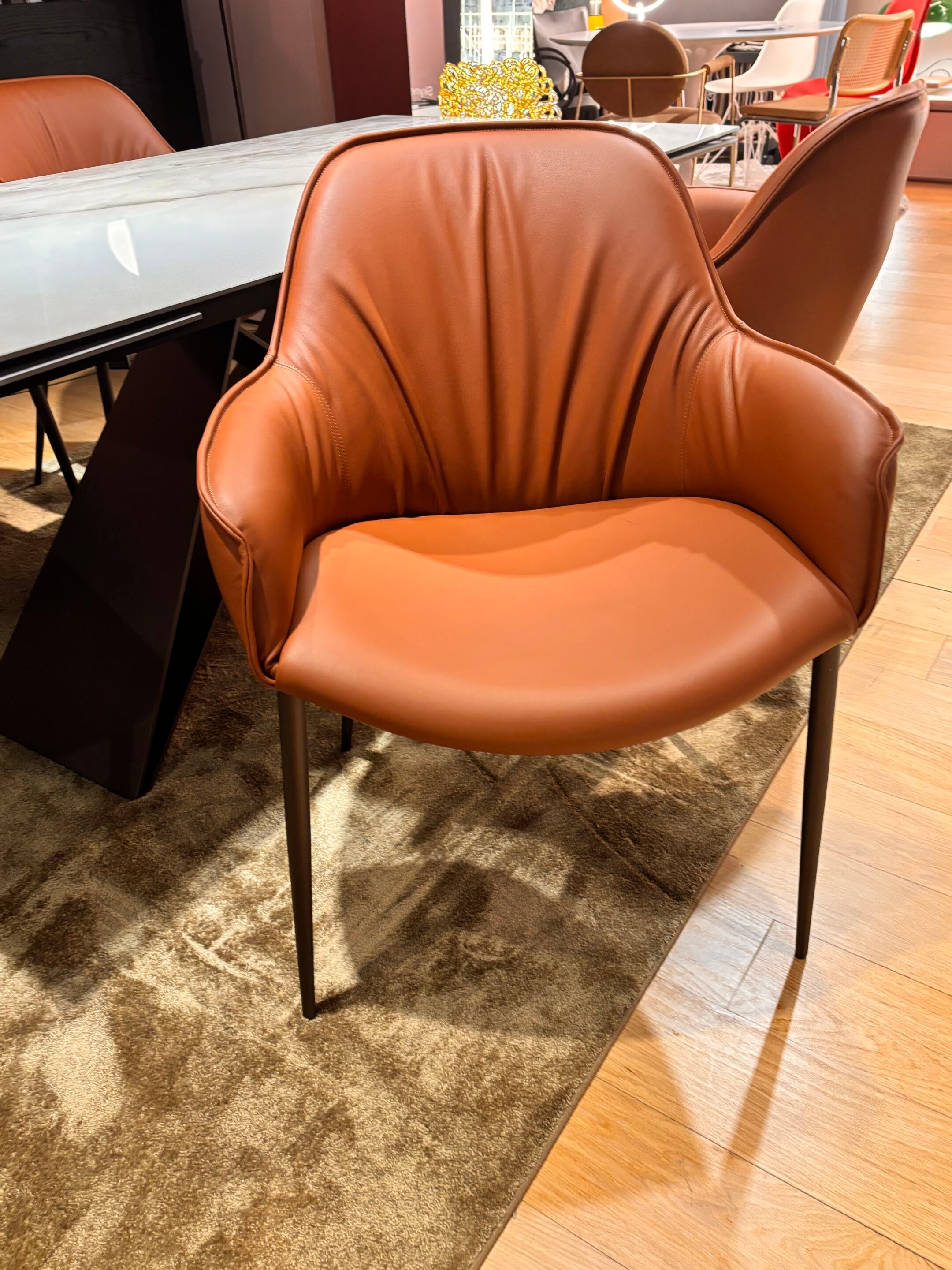 Кожаный стул с подлокотниками In Stock Cattelan Италия ARCH-00045867 - Вид №1