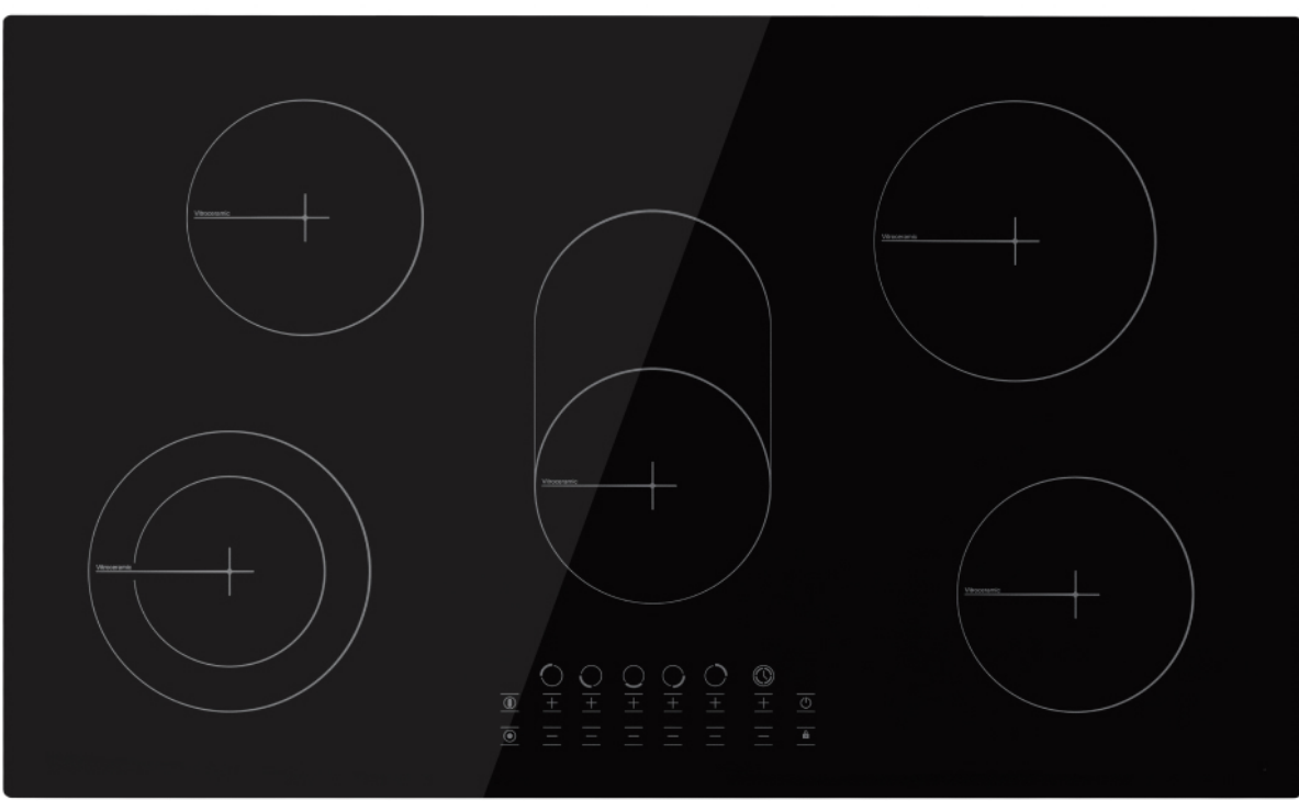 9039899 Электрическая варочная поверхность Simfer H90D15B072 STDN-0129677