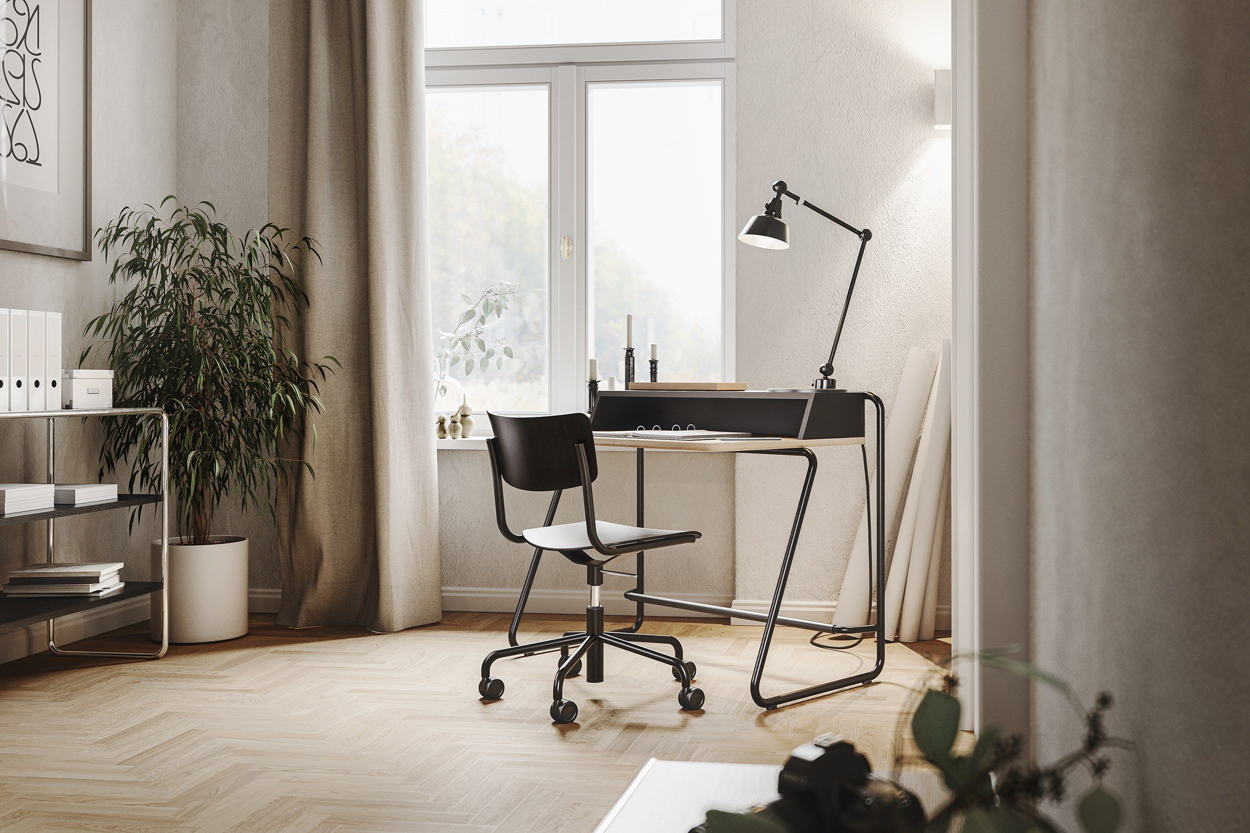 Письменный стол THONET S 1200 ARCH-00059042 - Вид №9