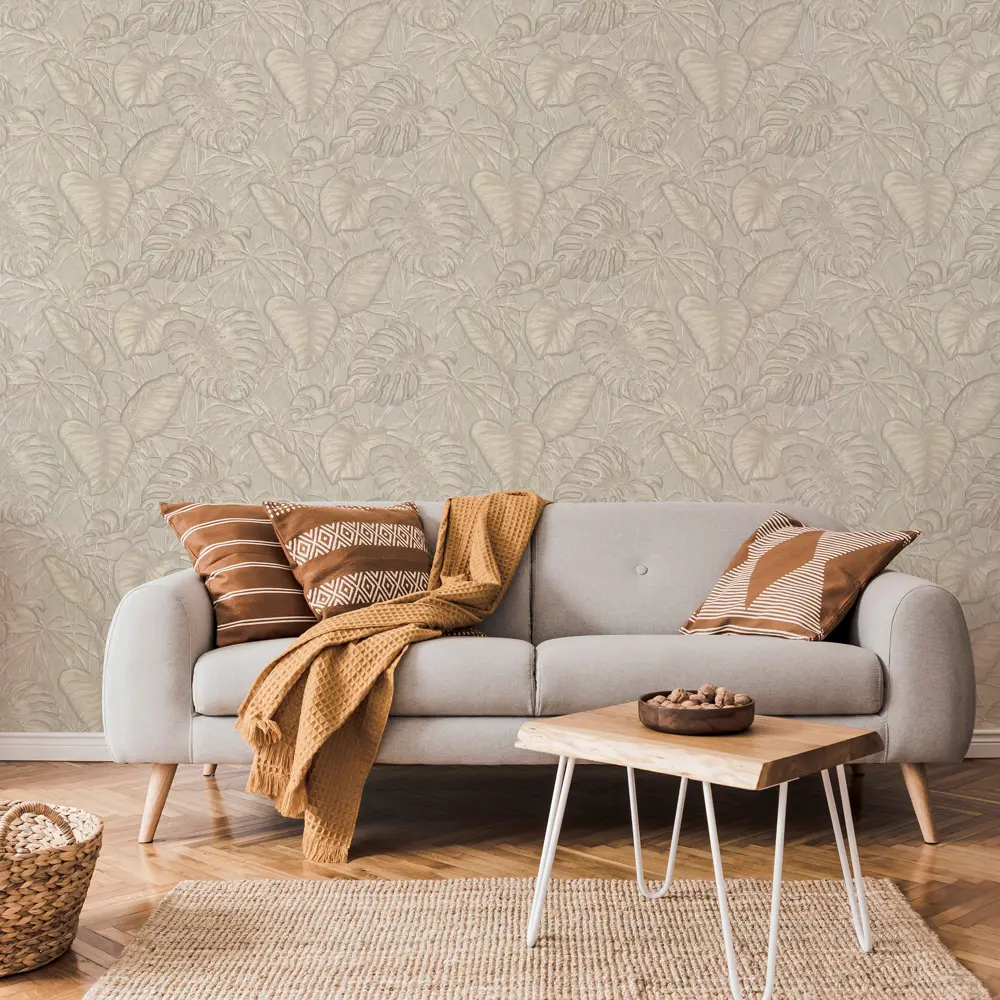 Обои флизелиновые Аспект Ру Амазония бежевые 1.06 м 70290-22 STLM-2116892 - Вид №2