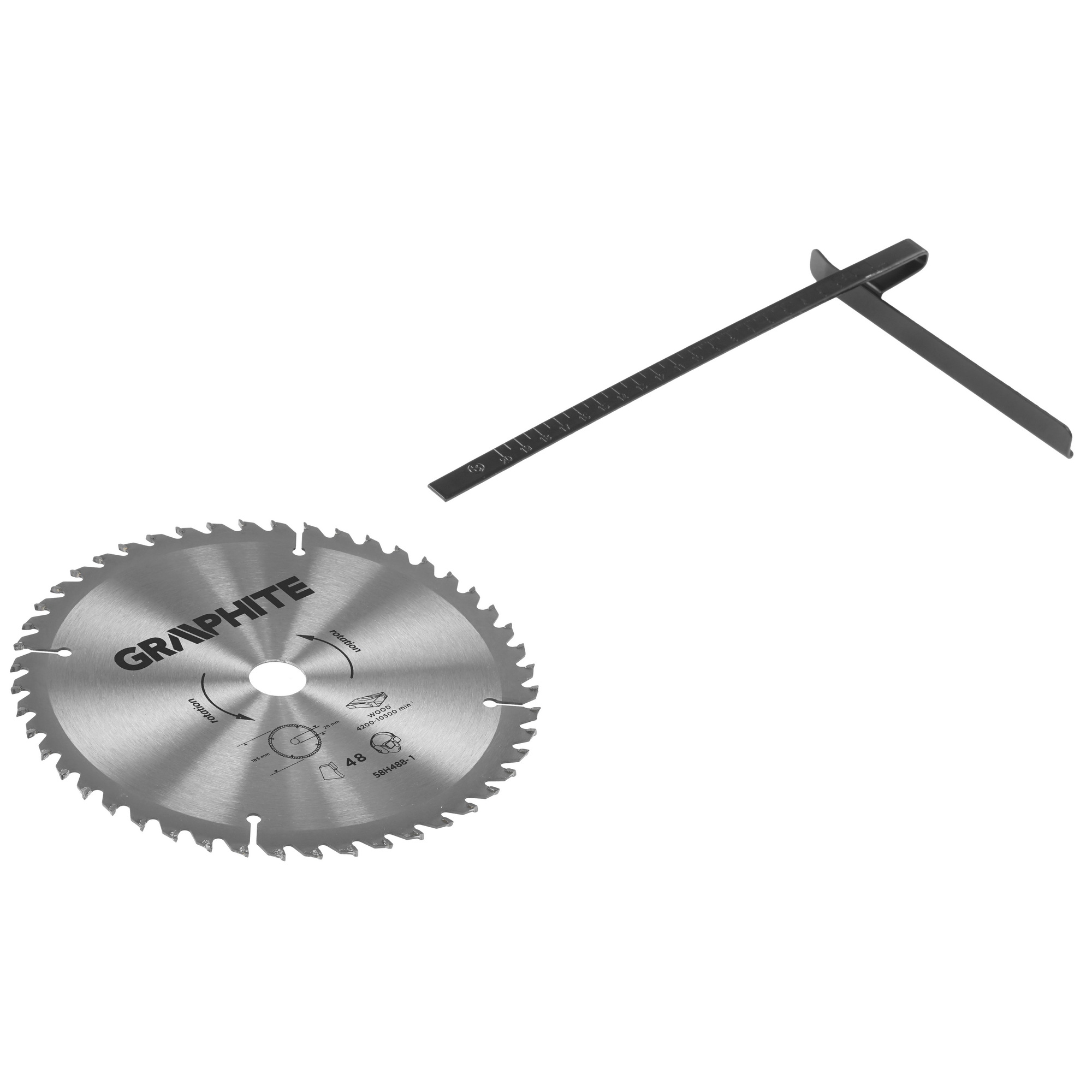 Пила дисковая GRAPHITE 58G488 5490434 STDN-0080697 - Вид №7