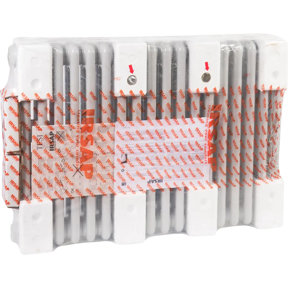 Радиатор трубчатый Irsap Tesi RT305651803A430 500/100 18 секций боковое подключение сталь серый STLM-2131185 - Вид №5