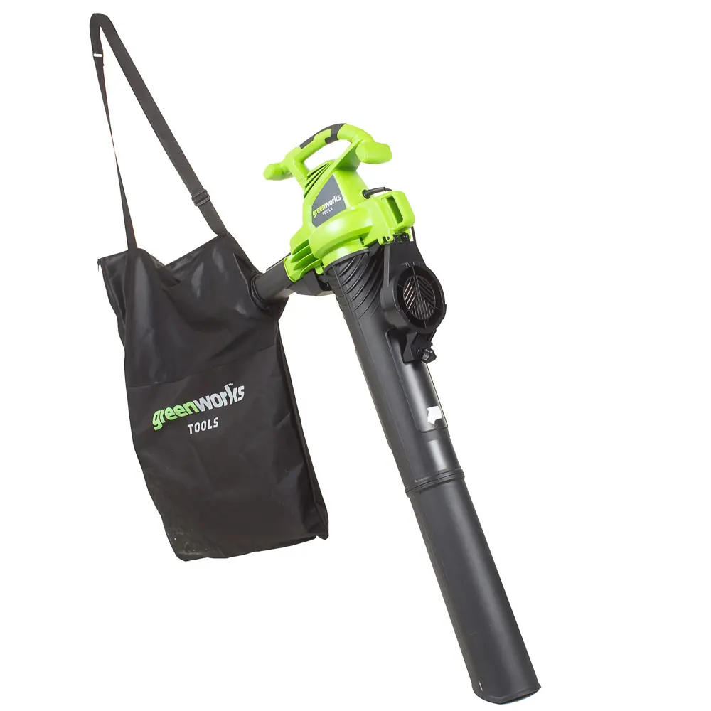 Пылесос-воздуходувка садовый электрический Greenworks 2800 Вт STLM-2076848