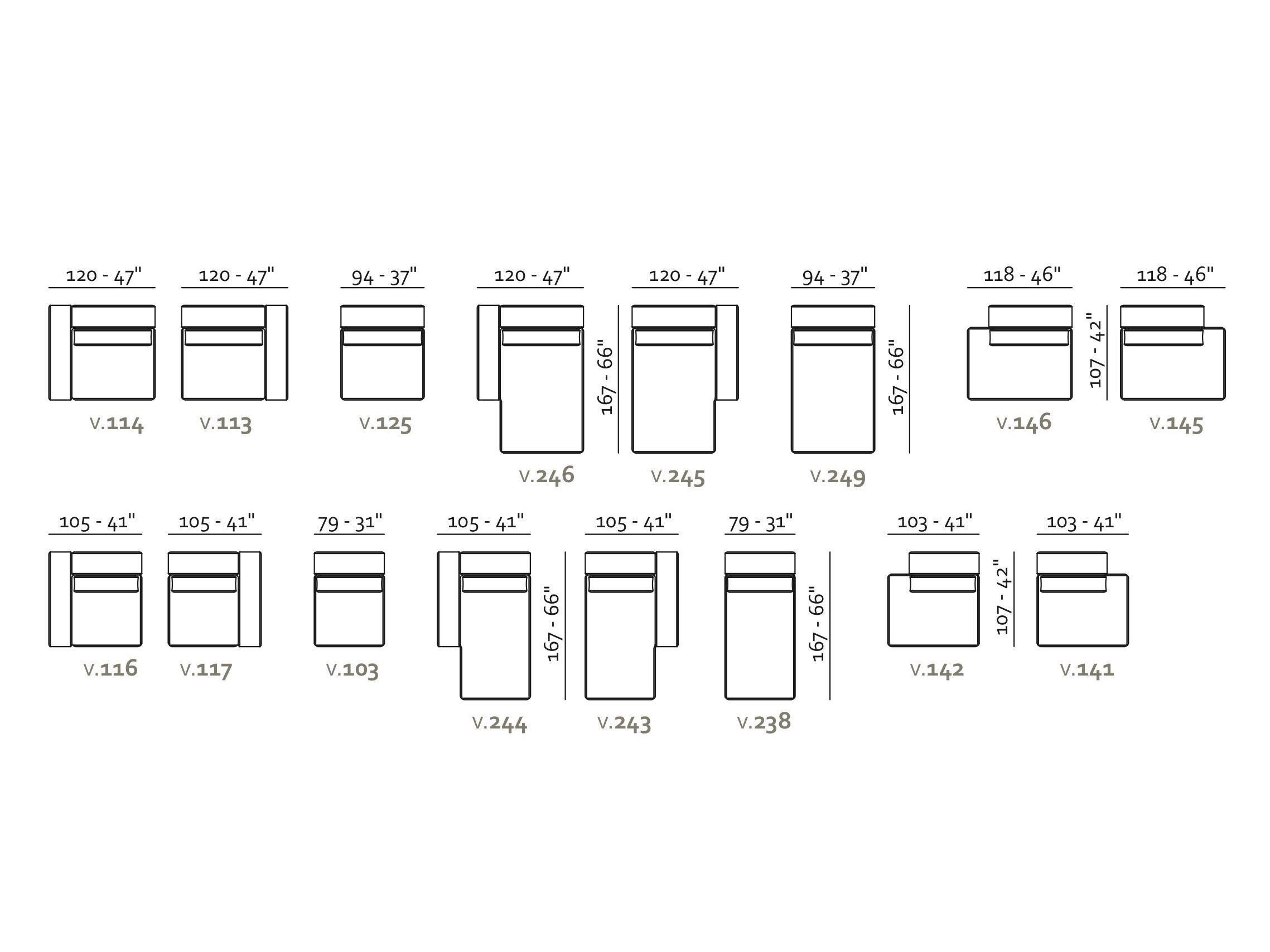 Модульный тканевый диван Max Divani RAJA ARCH-00020198 - Вид №6
