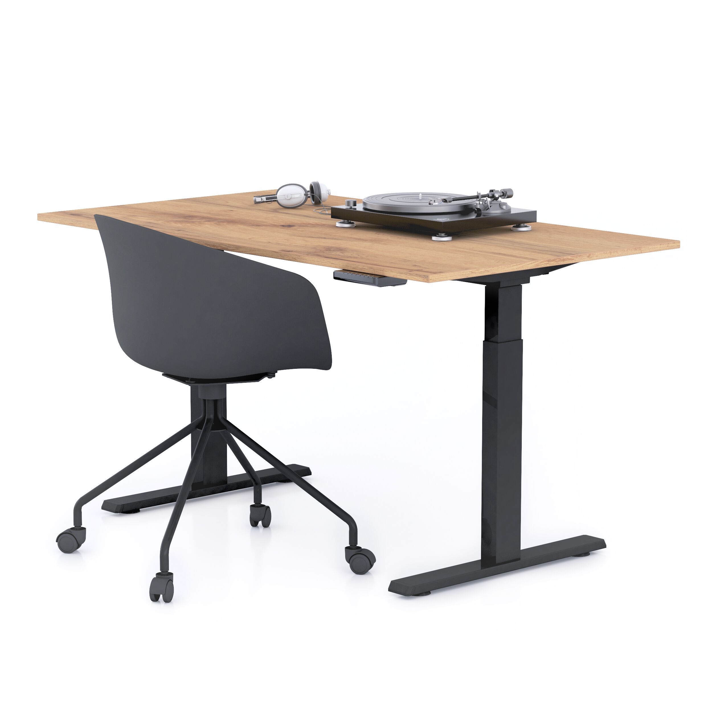 Прямоугольный стол с регулируемой высотой в меламине с электрическим движением Mobili Fiver Clara ARCH-00141252 - Вид №73