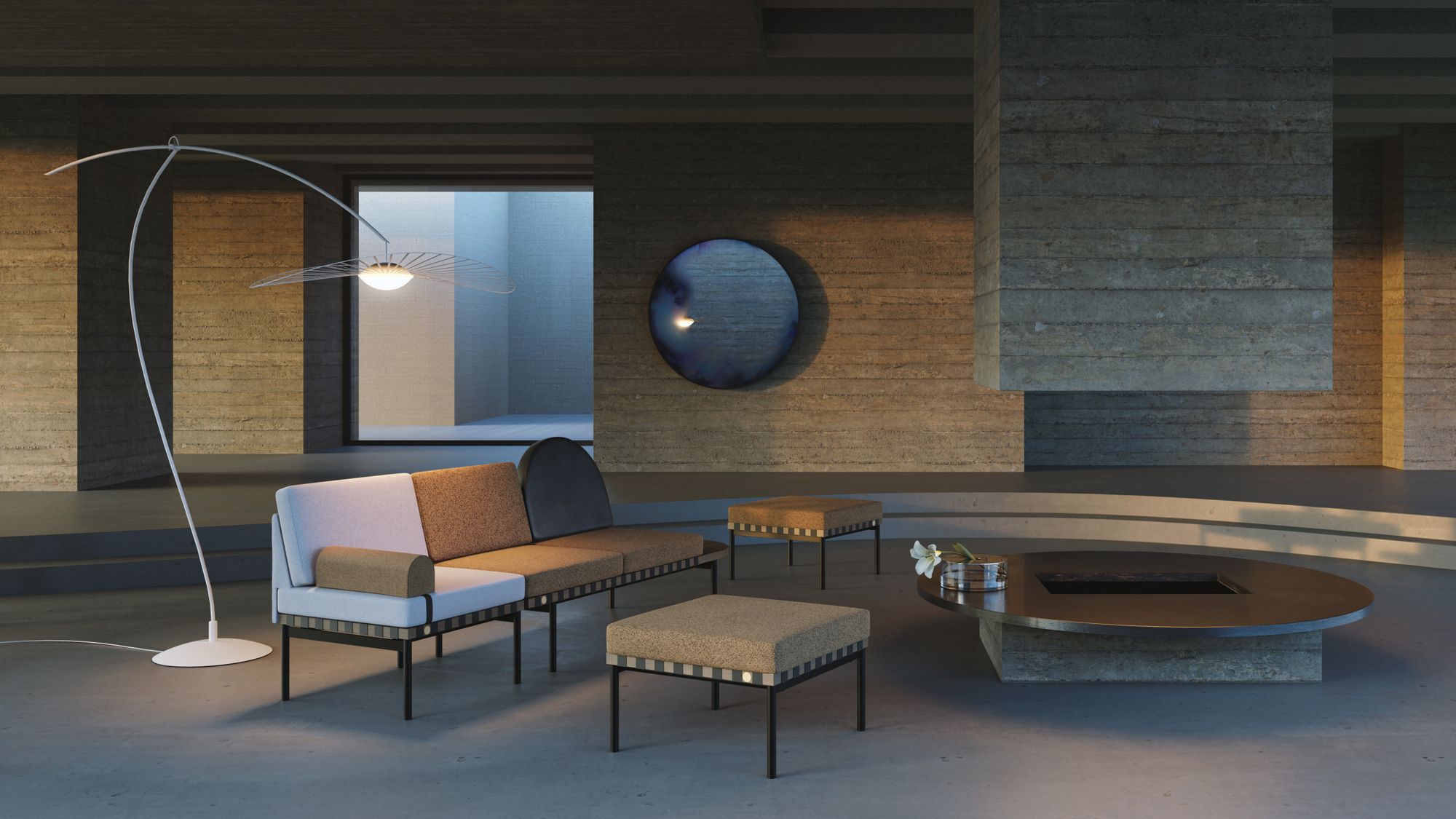 Светодиодная дуговая лампа из стекловолокна с регулируемой высотой Petite Friture Vertigo Nova ARCH-00093913 - Вид №2