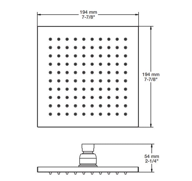 Термостатический набор для душа с душем BARIL Rec B05 ARCH-00055944 - Вид №3