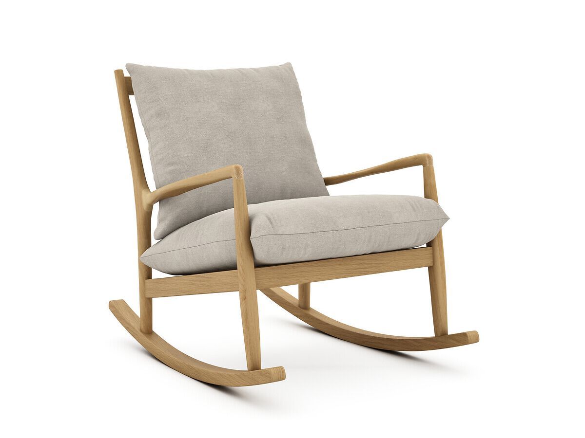 Льняное кресло-качалка с подлокотниками AMPM DILMA ARCH-00029147