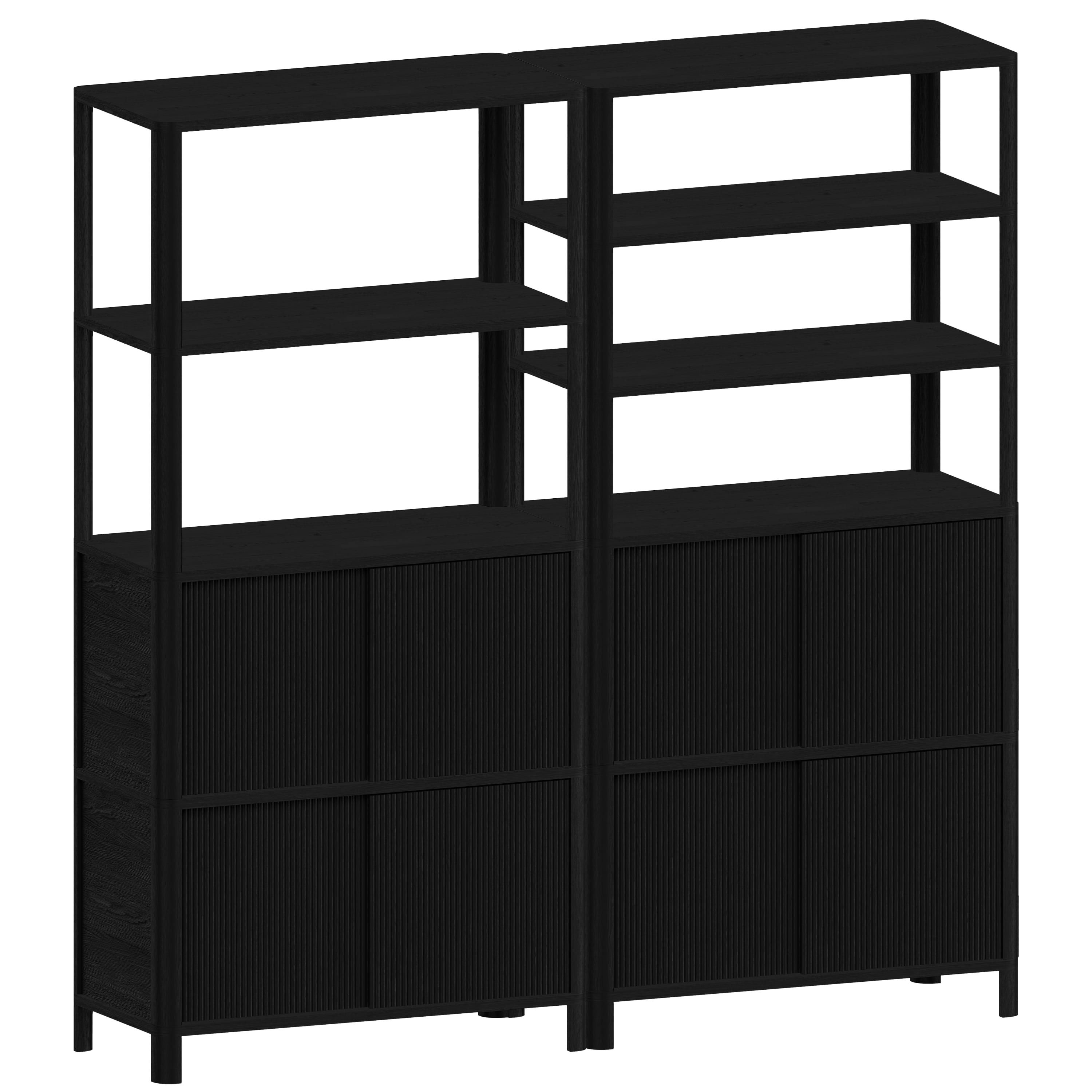 Модульный книжный шкаф из массива дерева Woodendot Cloe ARCH-00016781 - Вид №6