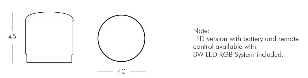 Низкая ткань сад стул SLIDE ARCH-00044696 - Вид №10