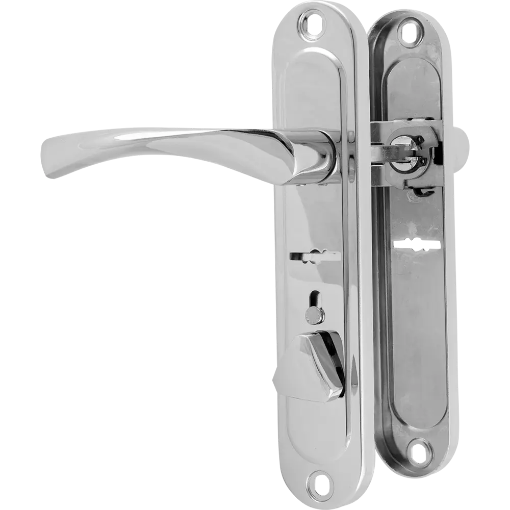 Дверная ручка AVERS HP-42 с возвратным механизмом в хромированном исполнении 82259916 STLM-0023457