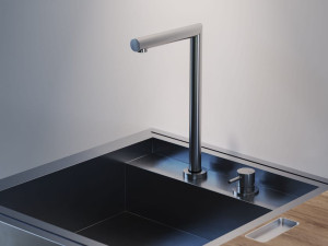 Смеситель для кухни из нержавеющей стали