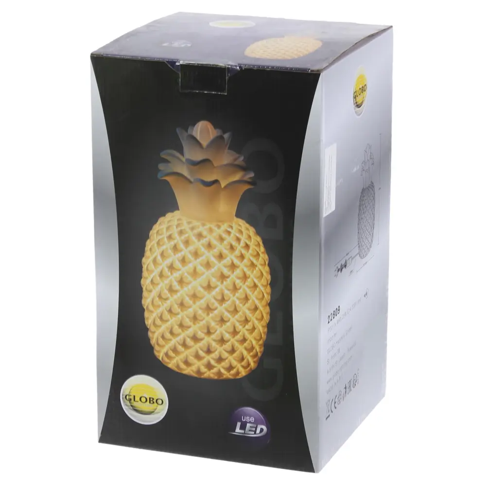 Настольная лампа декоративная Globo «Ананас» 22809 1хЕ14х25 Вт STLM-2140715 - Вид №2