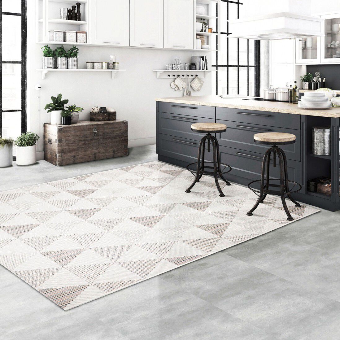 Прямоугольный напольный ковер с рисунком Ademi Outdoor ARCH-00138185 - Вид №1