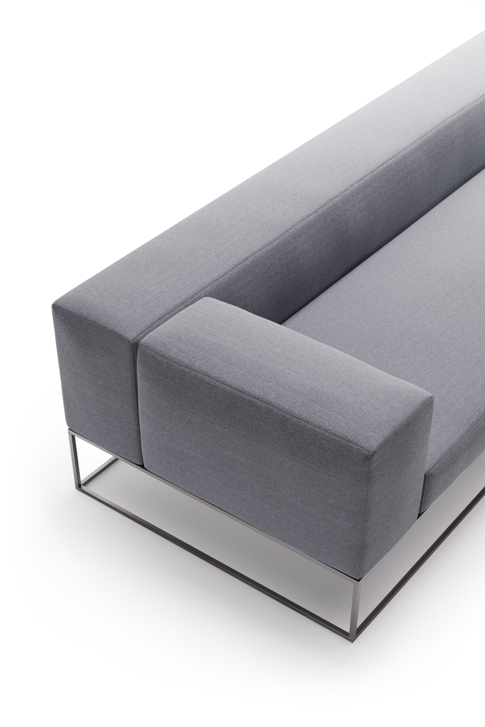 Ткань мягкая Садовая спальная кровать Living Divani Ile club ARCH-00041738 - Вид №1