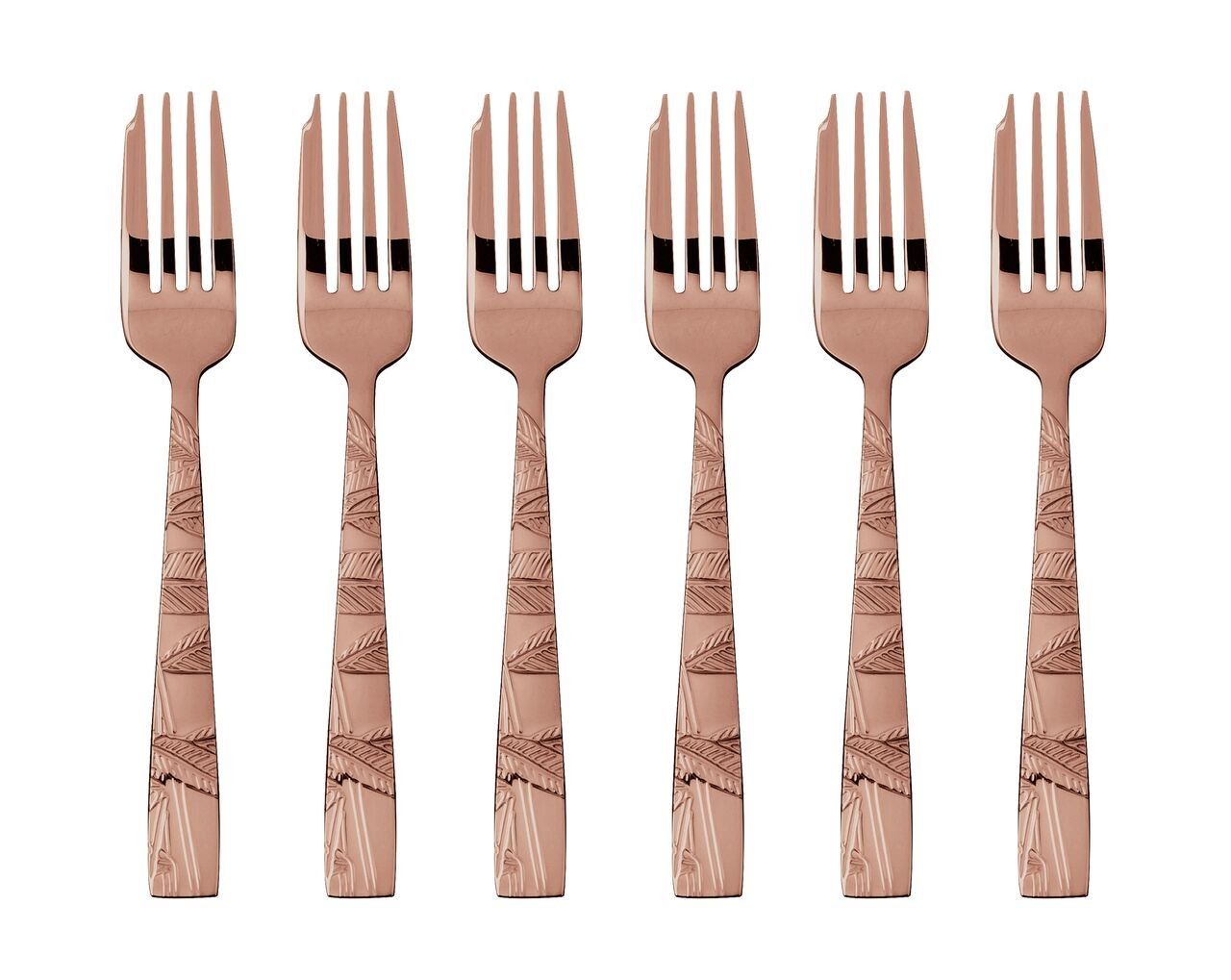 Набор из 6 десертных вилок из нержавеющей стали Sambonet джунгли ARCH-00003909 - Вид №1