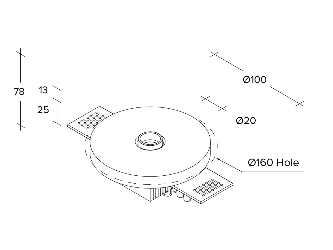 Утопленный светодиодный прожектор Tecnico RHODIA ARCH-00047185 - Вид №9