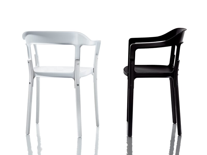 Стул из бука с подлокотниками Magis Steelwood ARCH-00012030