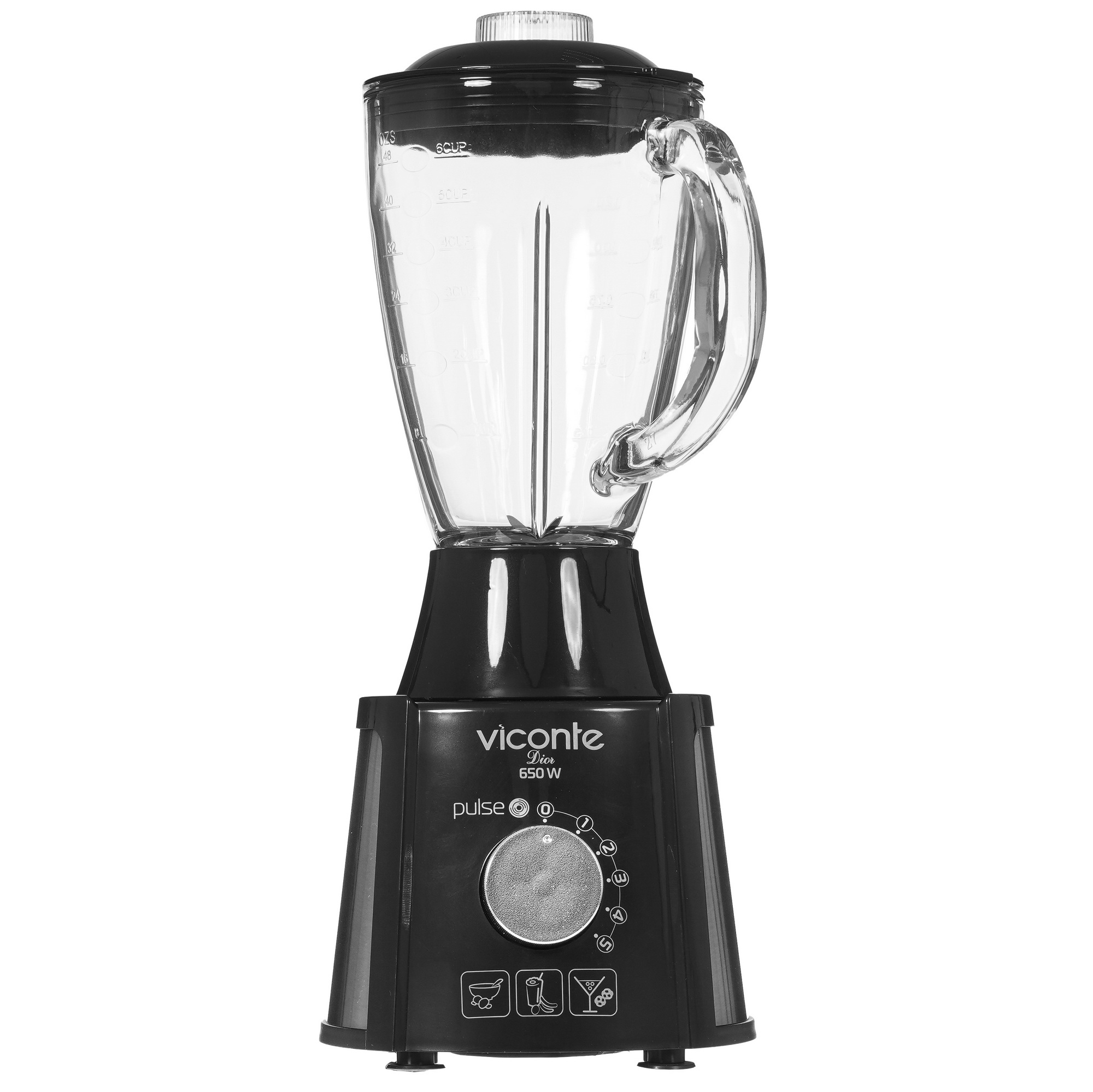 5360231 Блендер стационарный Viconte VC-4418 черный STDN-0004849 - Вид №1