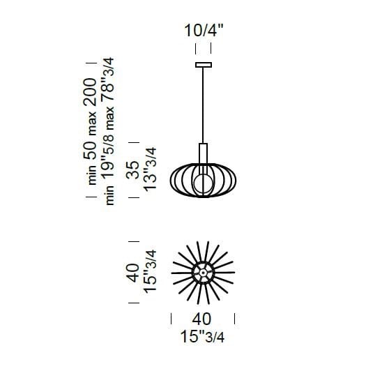 Металлический светодиодный подвесной светильник Borzalino ARCH-00036199 - Вид №10