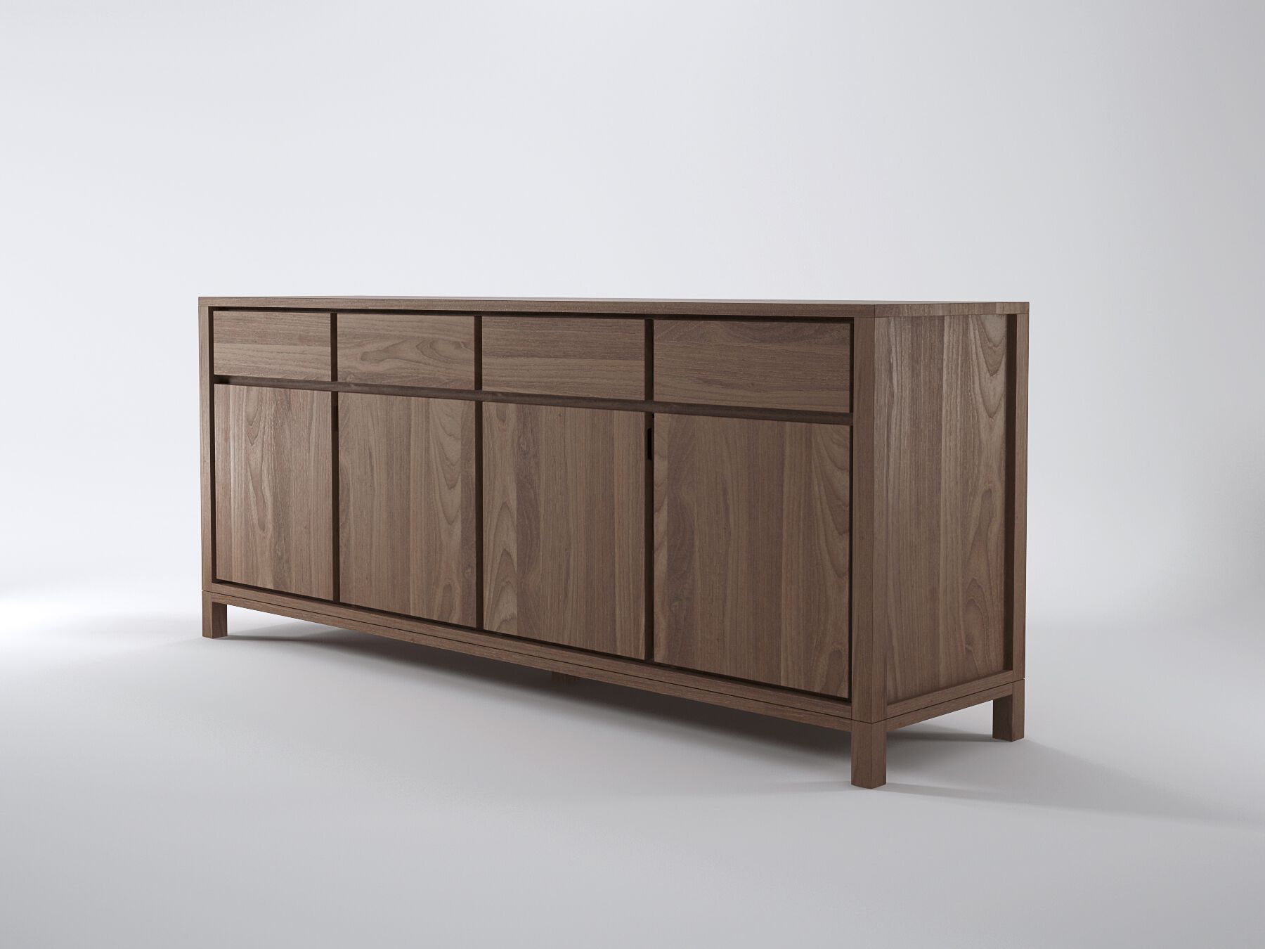 Деревянный шкаф с распашными дверцами с ящиками KARPENTER ARCH-00128777 - Вид №3