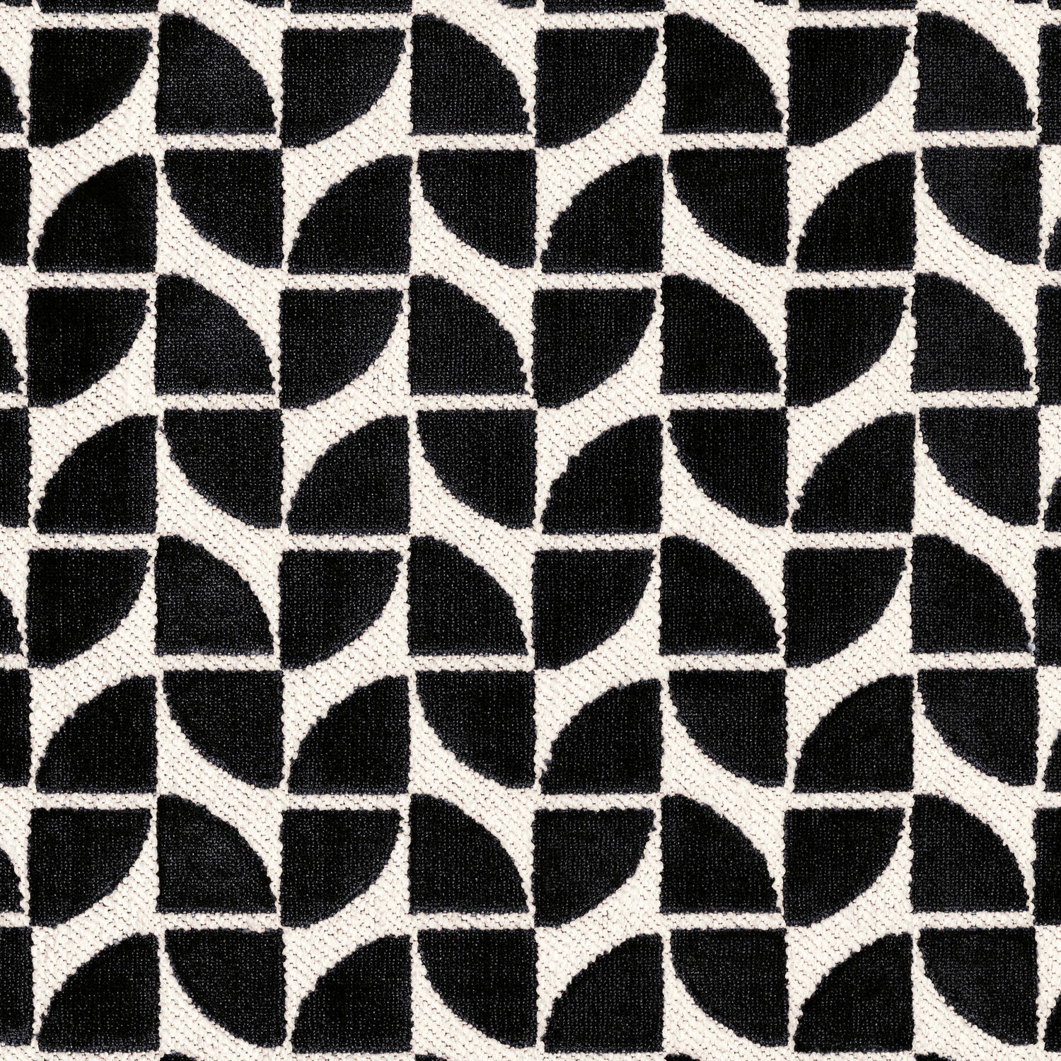 Бархатная ткань с графическим рисунком Casamance Valvidia ARCH-00064731 - Вид №8