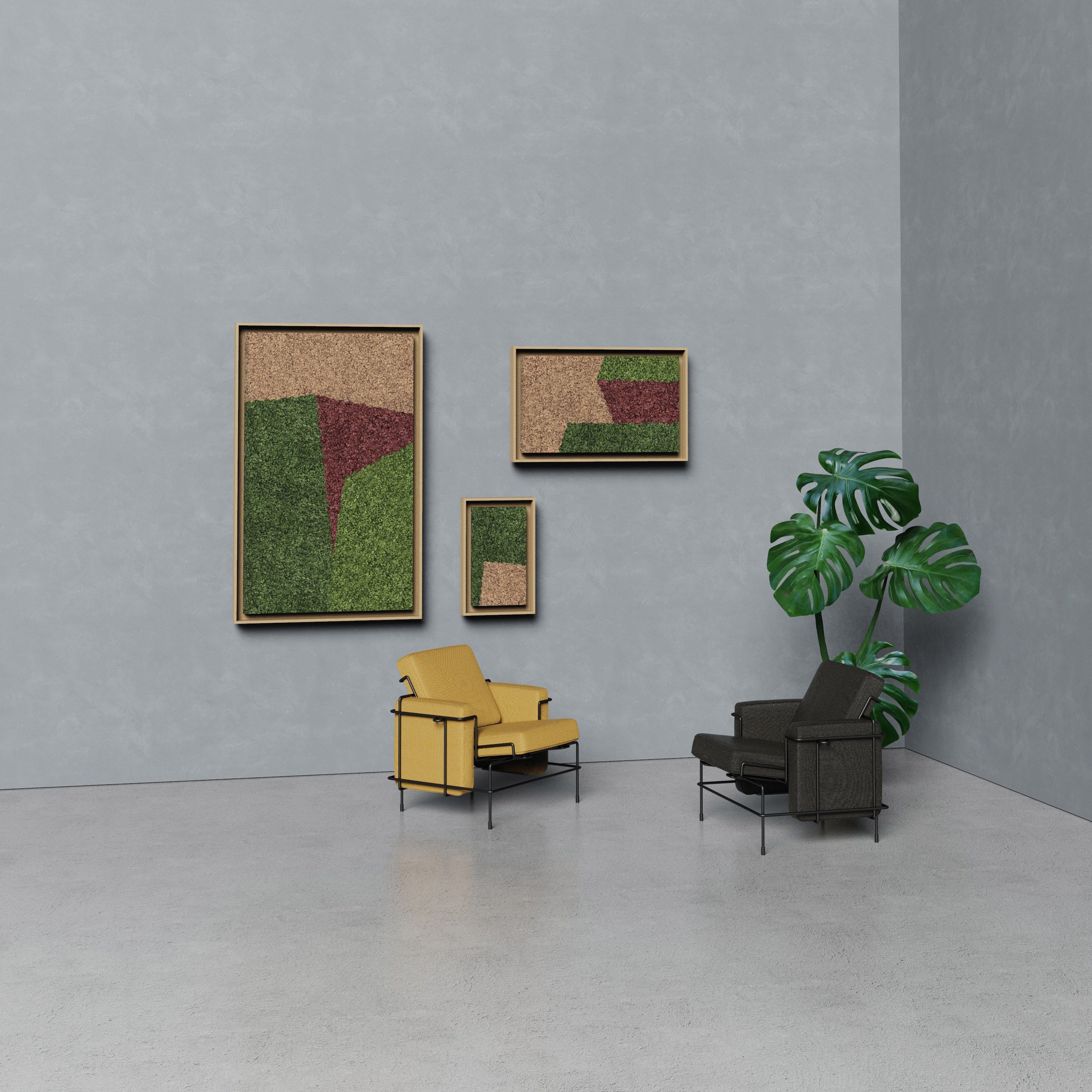 Акустическая панель из мха GREENMOOD FRAMED LANDSCAPE ARCH-00143245 - Вид №3