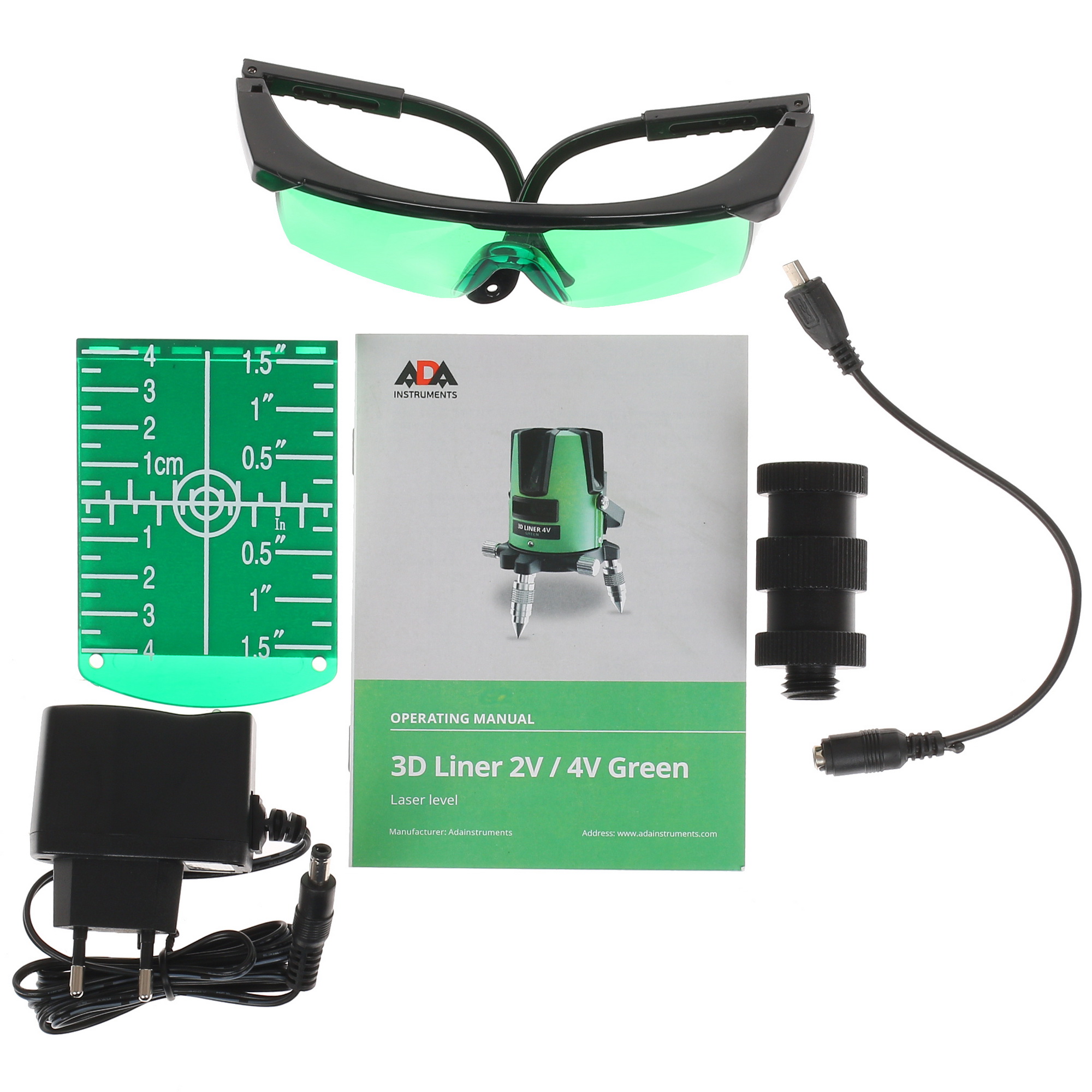 Лазерный нивелир ADA 3D Liner 4V Green 1303874 STDN-0044938 - Вид №6