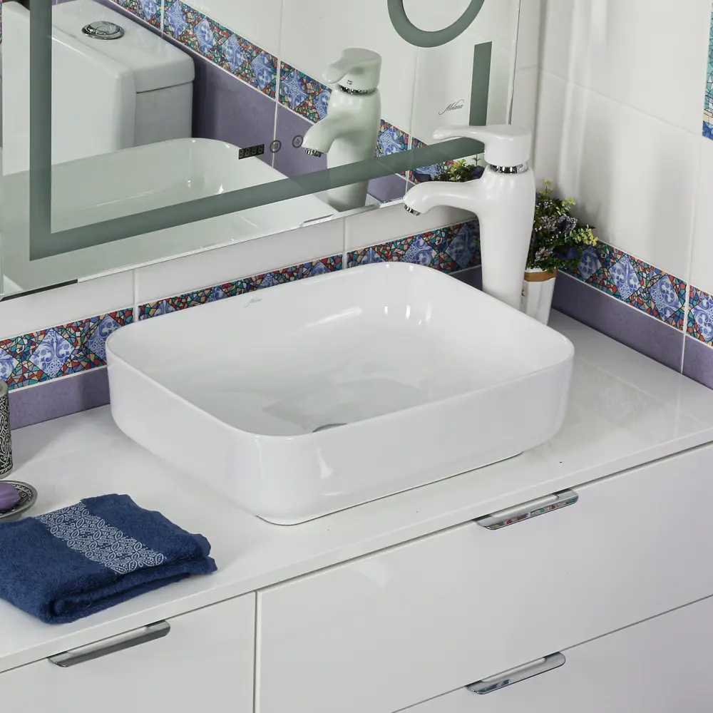 Раковина Melana MLN-78109 накладная 50 см Версаль STLM-2123966 - Вид №6