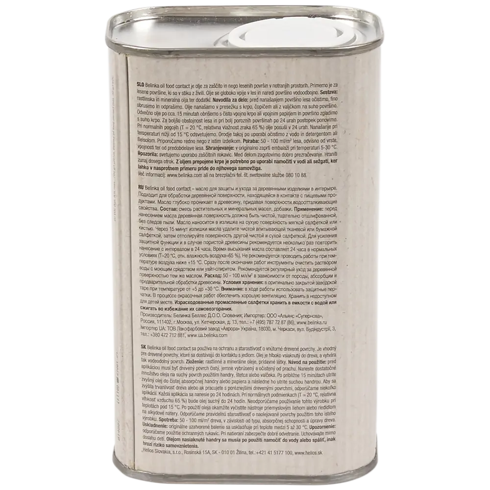 Масло для столешницы Belinka «Food Contact» 0.5 л STLM-2023368 - Вид №1