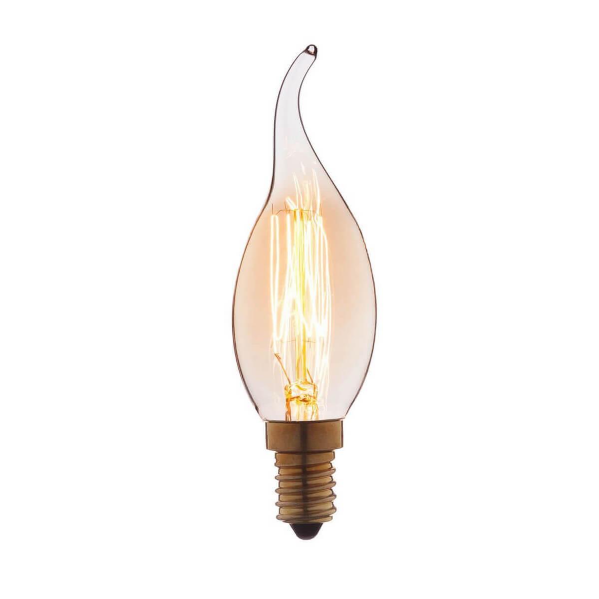 3540-GL Лампа накаливания E14 40W прозрачная Loft IT Edison Bulb