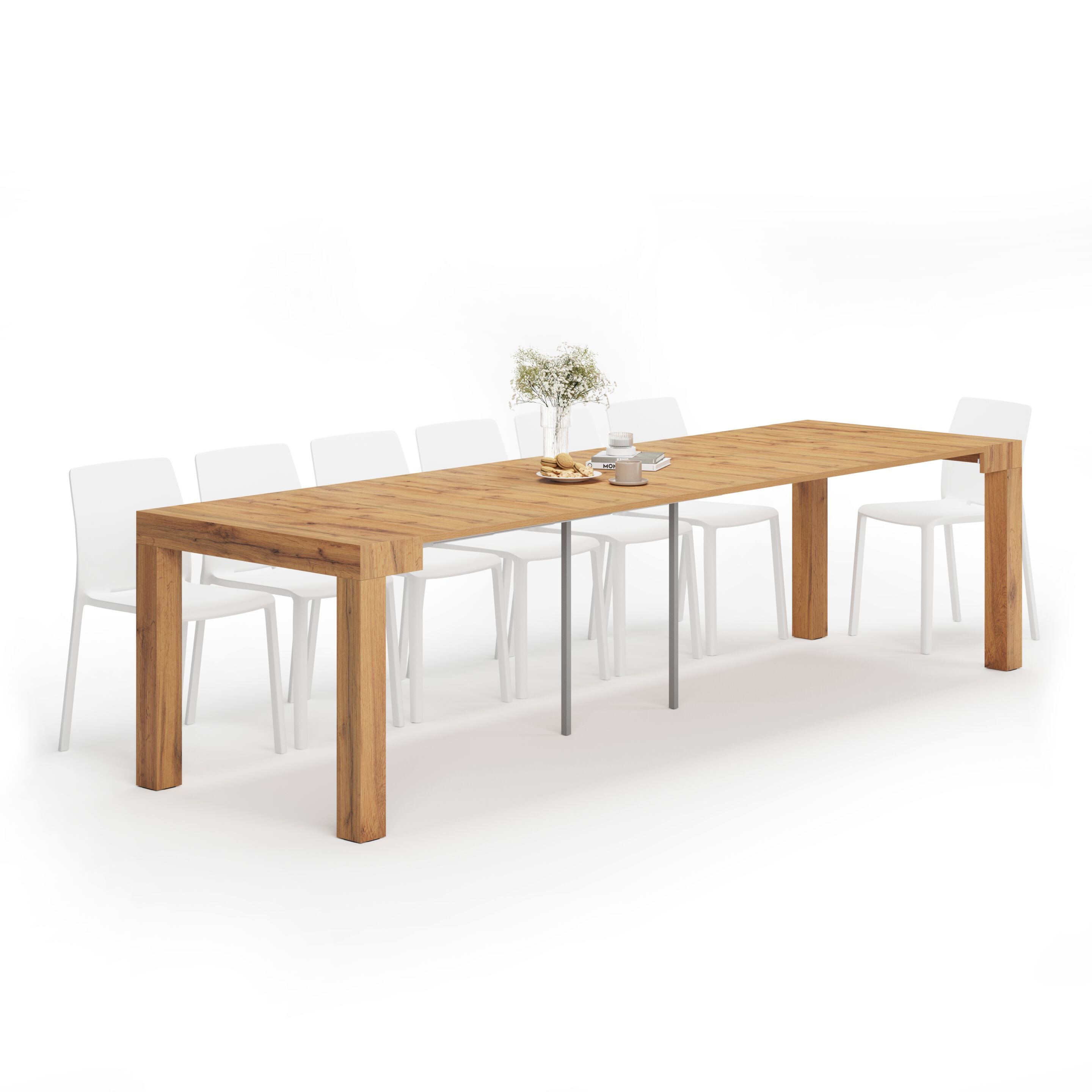 Выдвижная прямоугольная консоль из меламинированного дерева Mobili Fiver First ARCH-00050002 - Вид №4