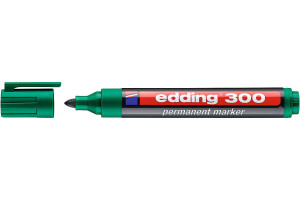 16267279 Перманентный маркер 1,5-3 мм, круглый наконечник Зеленый E-300#4 EDDING