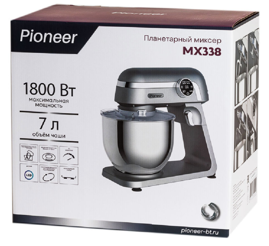 9072475 Миксер Pioneer MX329 серебристый STDN-0112478 - Вид №5
