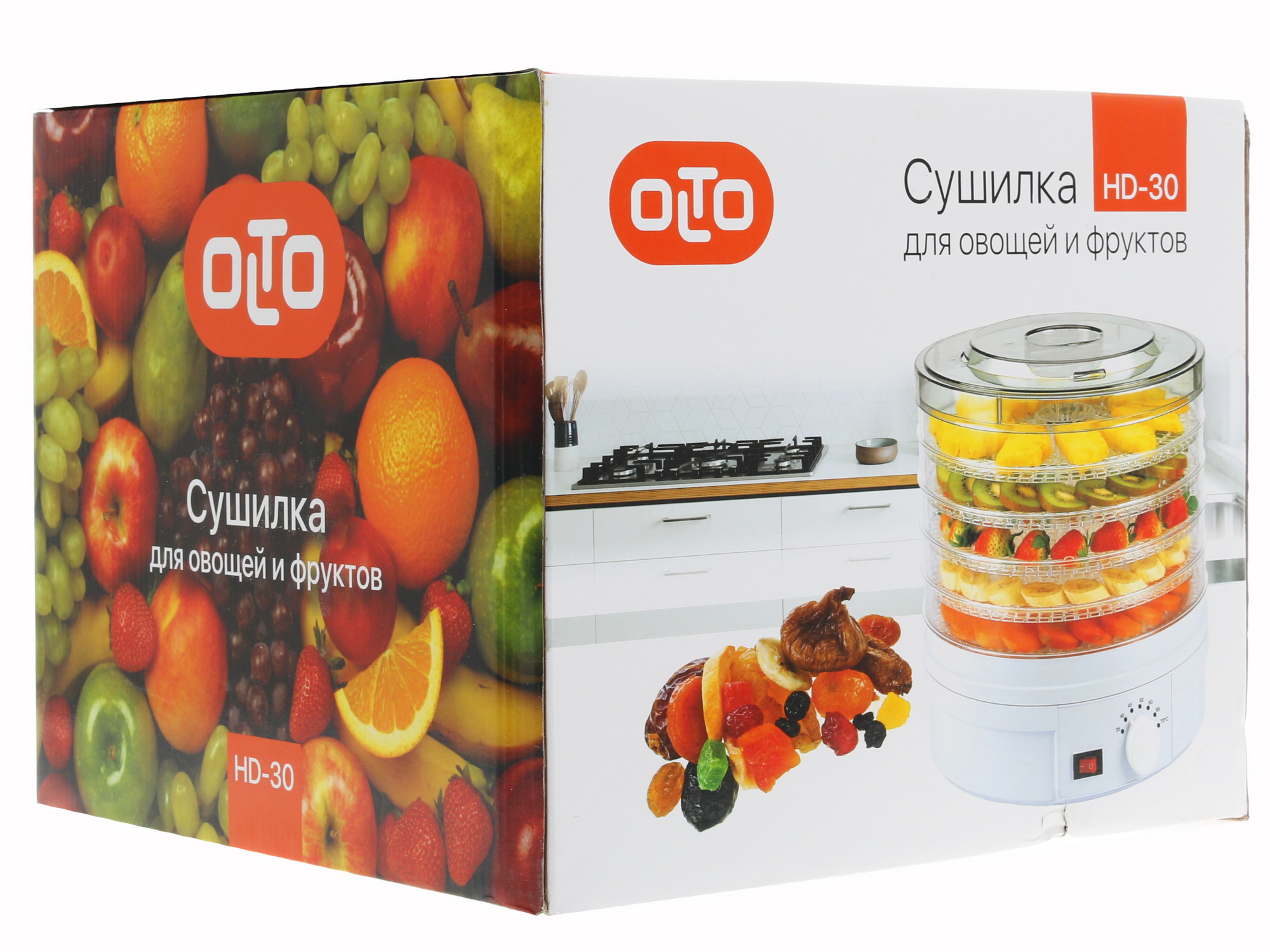 1136482 Сушилка для овощей и фруктов OLTO HD-30 белый STDN-0025642 - Вид №8