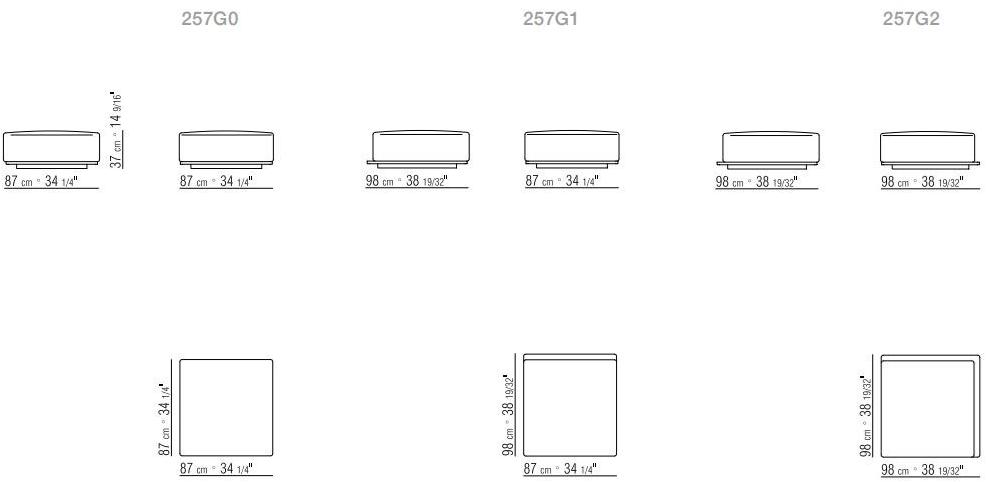 3-х местный модульный диван из ткани Santreyd sun-id-1368641 - Вид №3