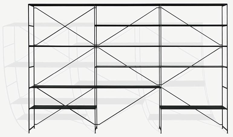 MA/U STUDIO Полка из стали с порошковым покрытием R.i.g sun-id-1365309 - Вид №3