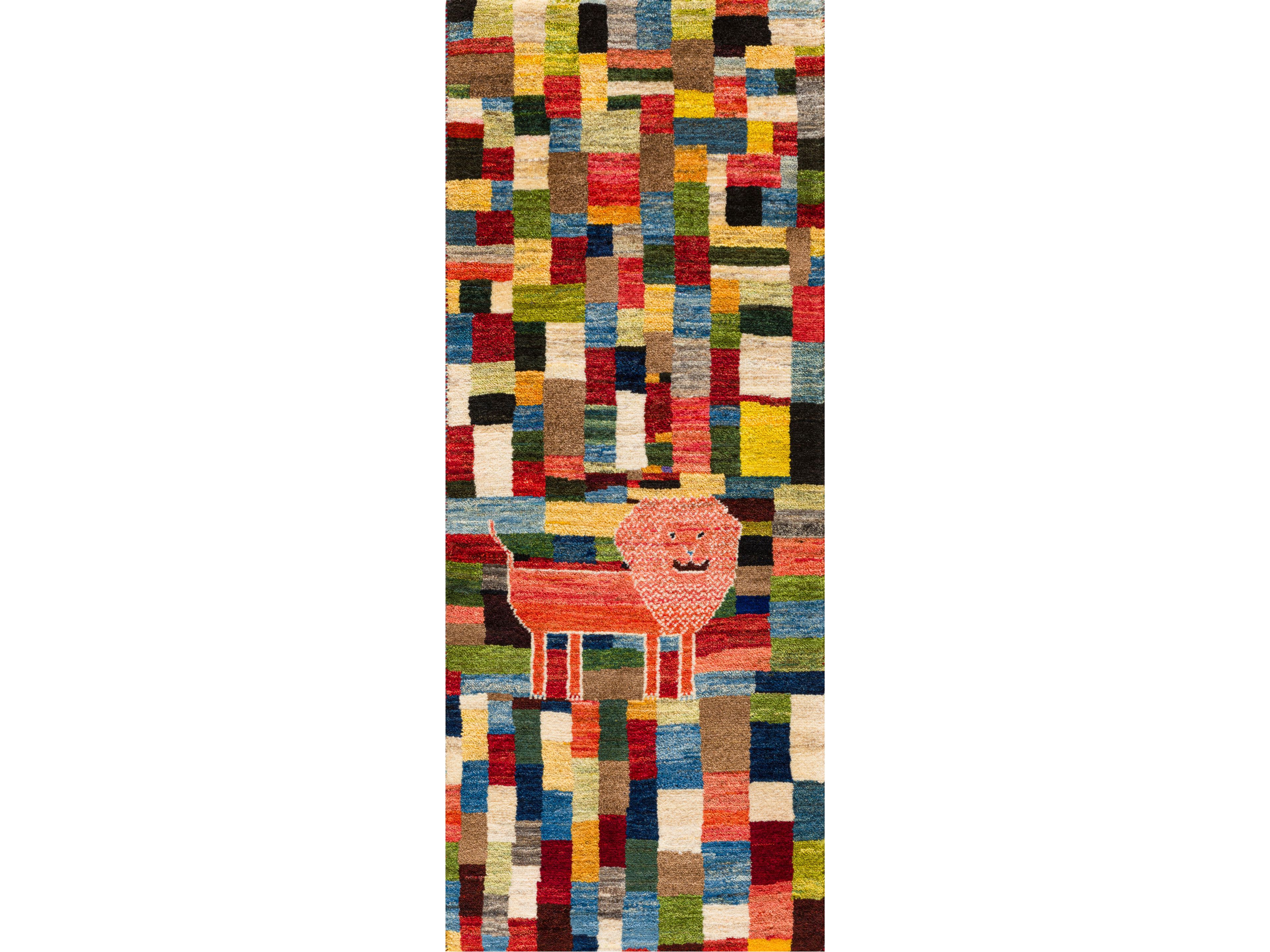 Прямоугольный шерстяной ковер на заказ Zollanvari Бродячие звери - Флора и фауна Габбе ARCH-00029107 - Вид №1