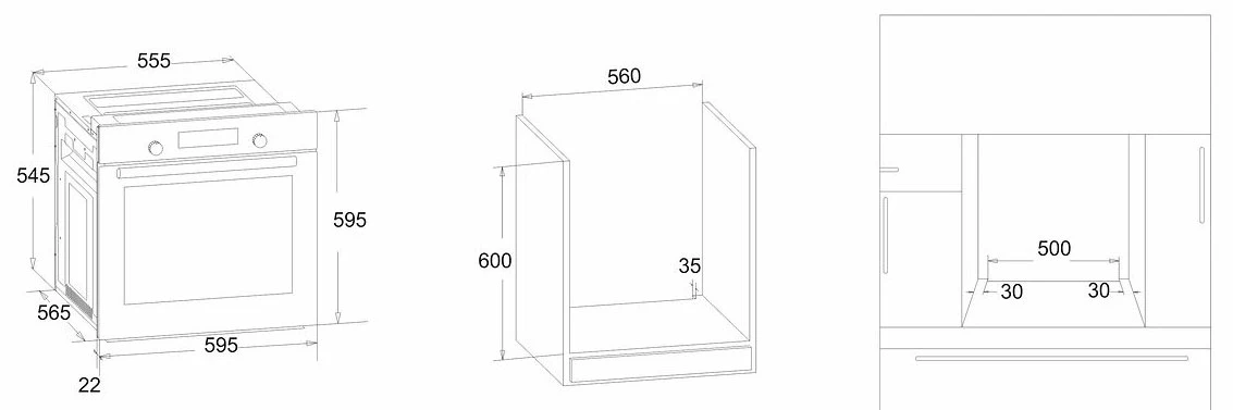 9280245 Духовой шкаф электрический Simfer B6ES58016 + Варочная поверхность индукционная Simfer H60I74S006 STDN-0121239 - Вид №15