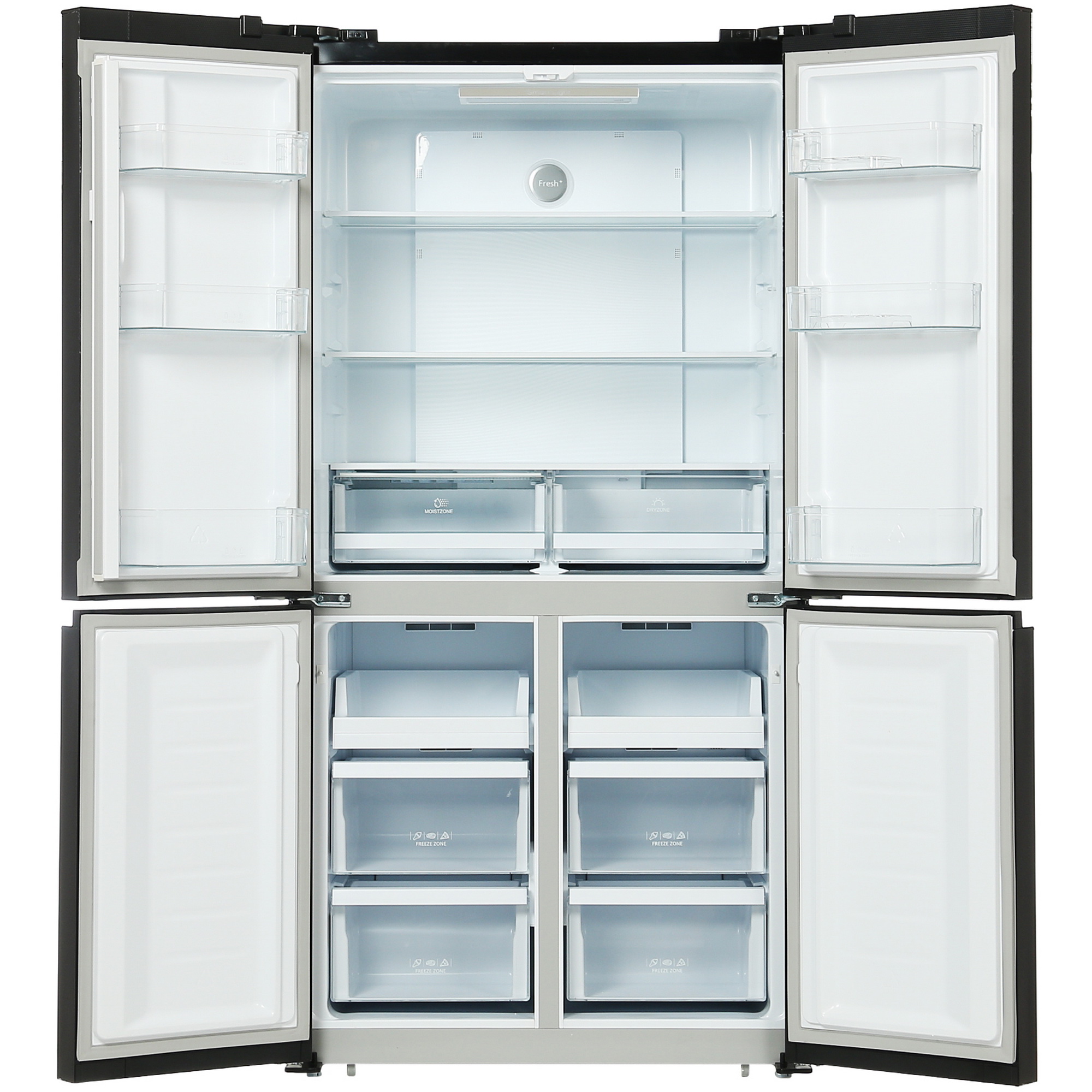 8129925 Холодильник многодверный   GiNZZU NFK-575 черный STDN-0006078 - Вид №1