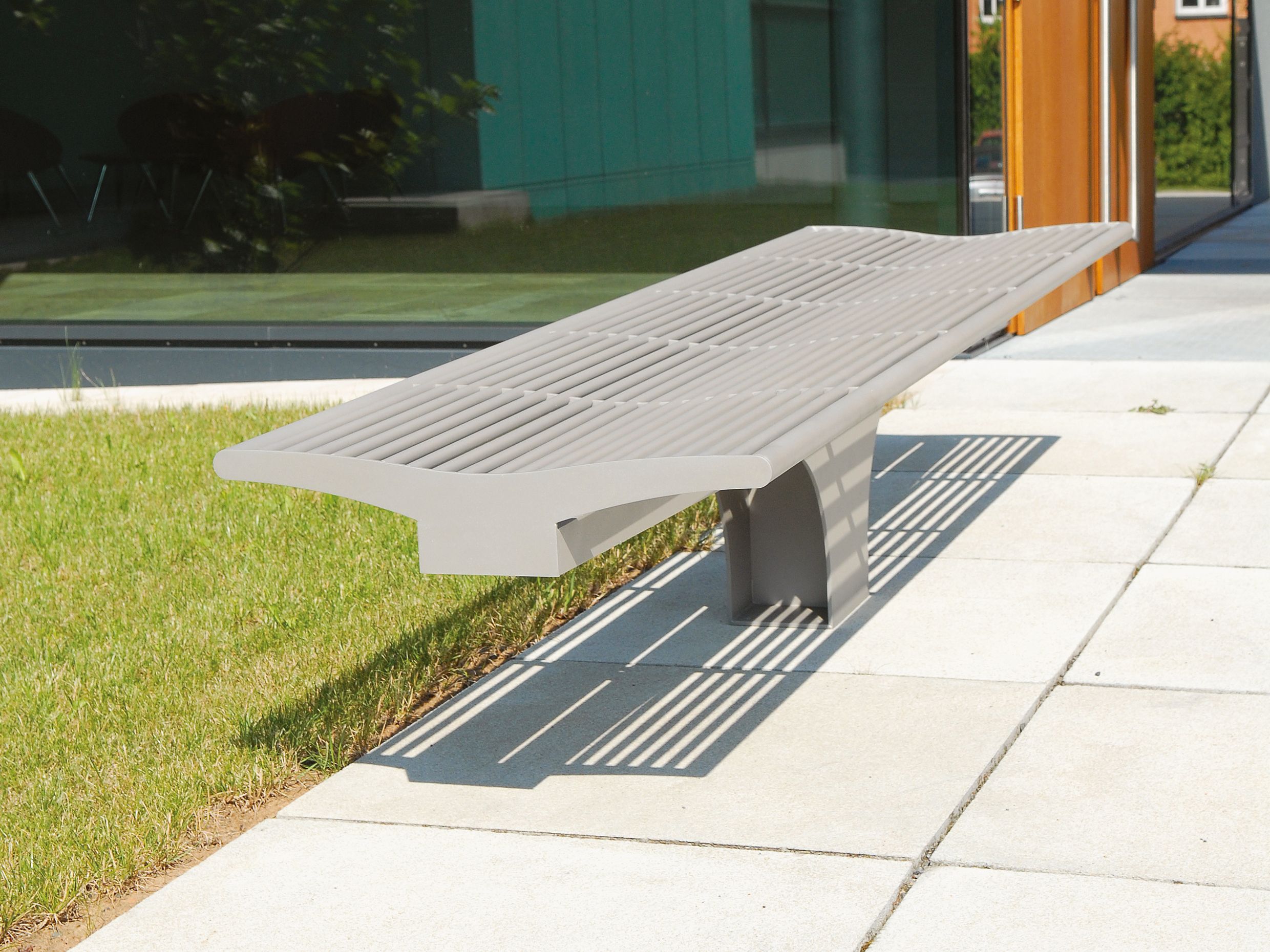 Скамья из нержавеющей стали без спинки BENKERT BANKE Siardo ARCH-00115225 - Вид №1