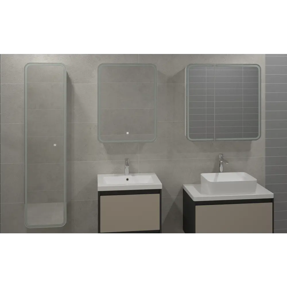 Зеркальный шкаф Santreyd Elmer 40×160 см с LED-подсветкой для ванной 83127336 STLM-0039199 - Вид №11
