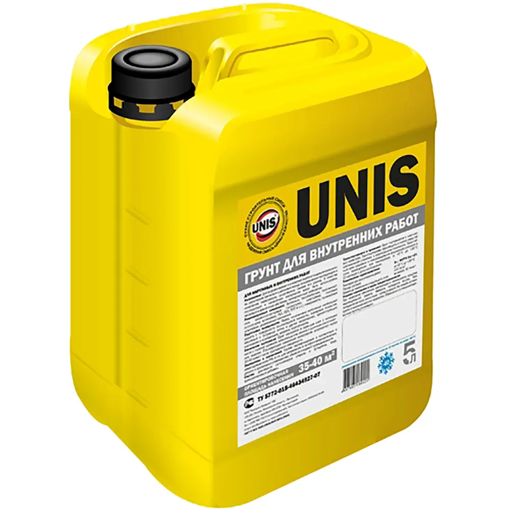 Грунтовка для внутренних работ Unis, 5 л 12150110 STLM-2062934 Santreyd 