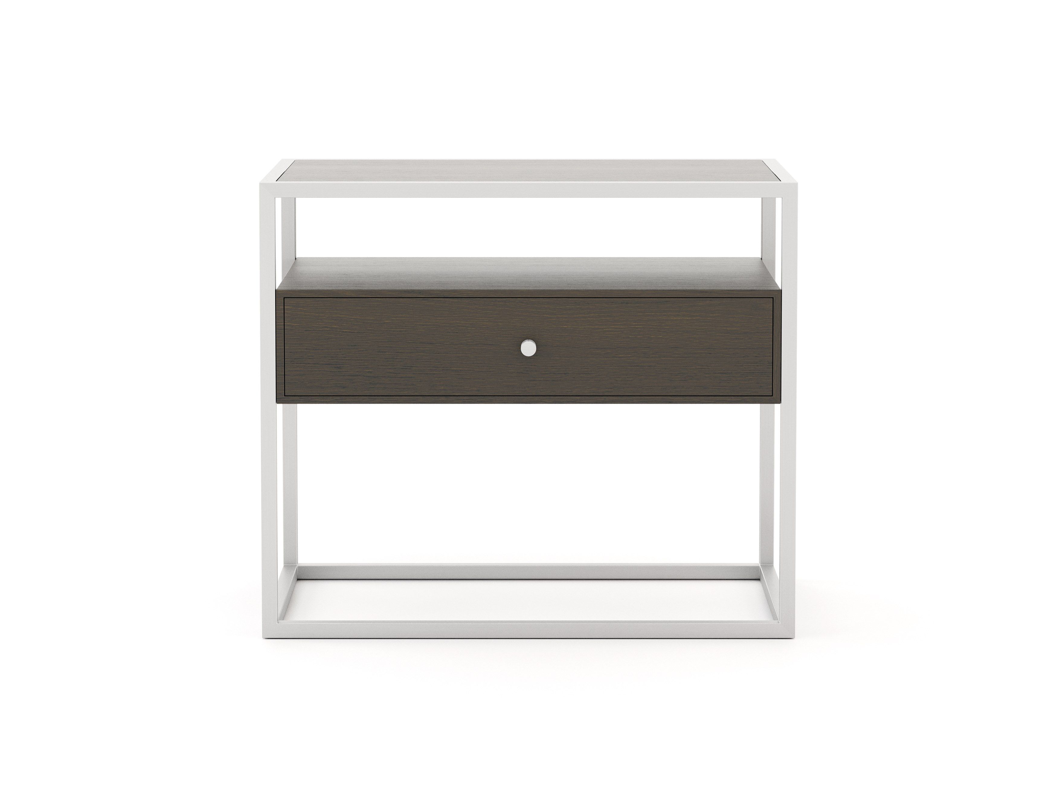 Прямоугольная прикроватная тумбочка из шпона с ящиками Stylish Club мост ARCH-00103665 - Вид №21