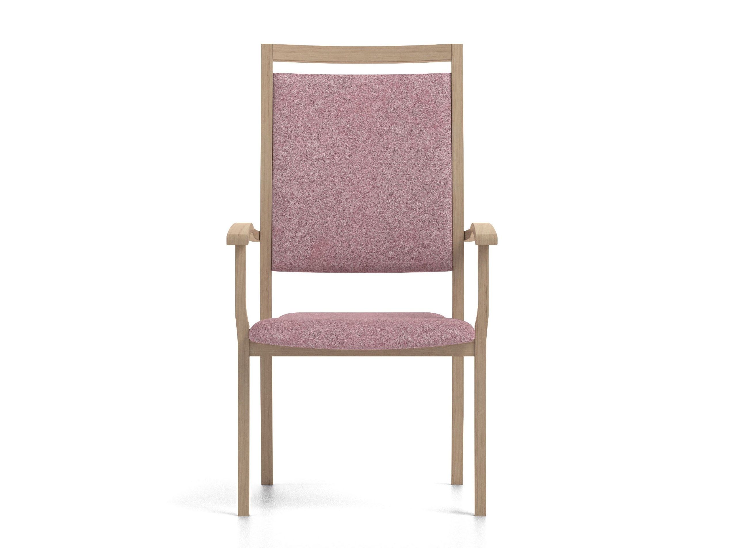 Штабелируемый тканевый стул с подлокотниками PIAVAL POLKA-Health &amp ARCH-00031262 - Вид №1