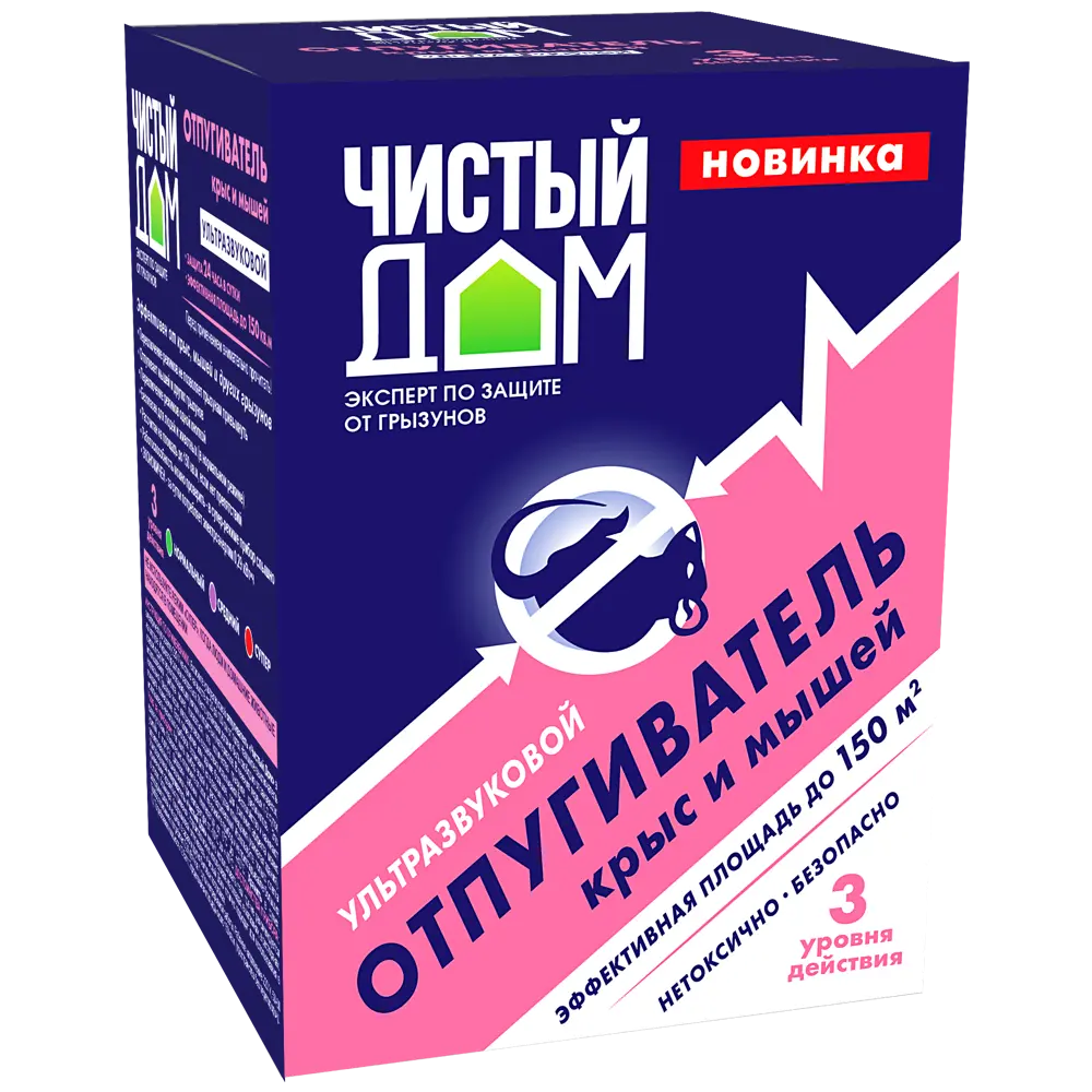 Santreyd Ультразвуковой отпугиватель грызунов Чистый дом 89392951 STLM-1448481