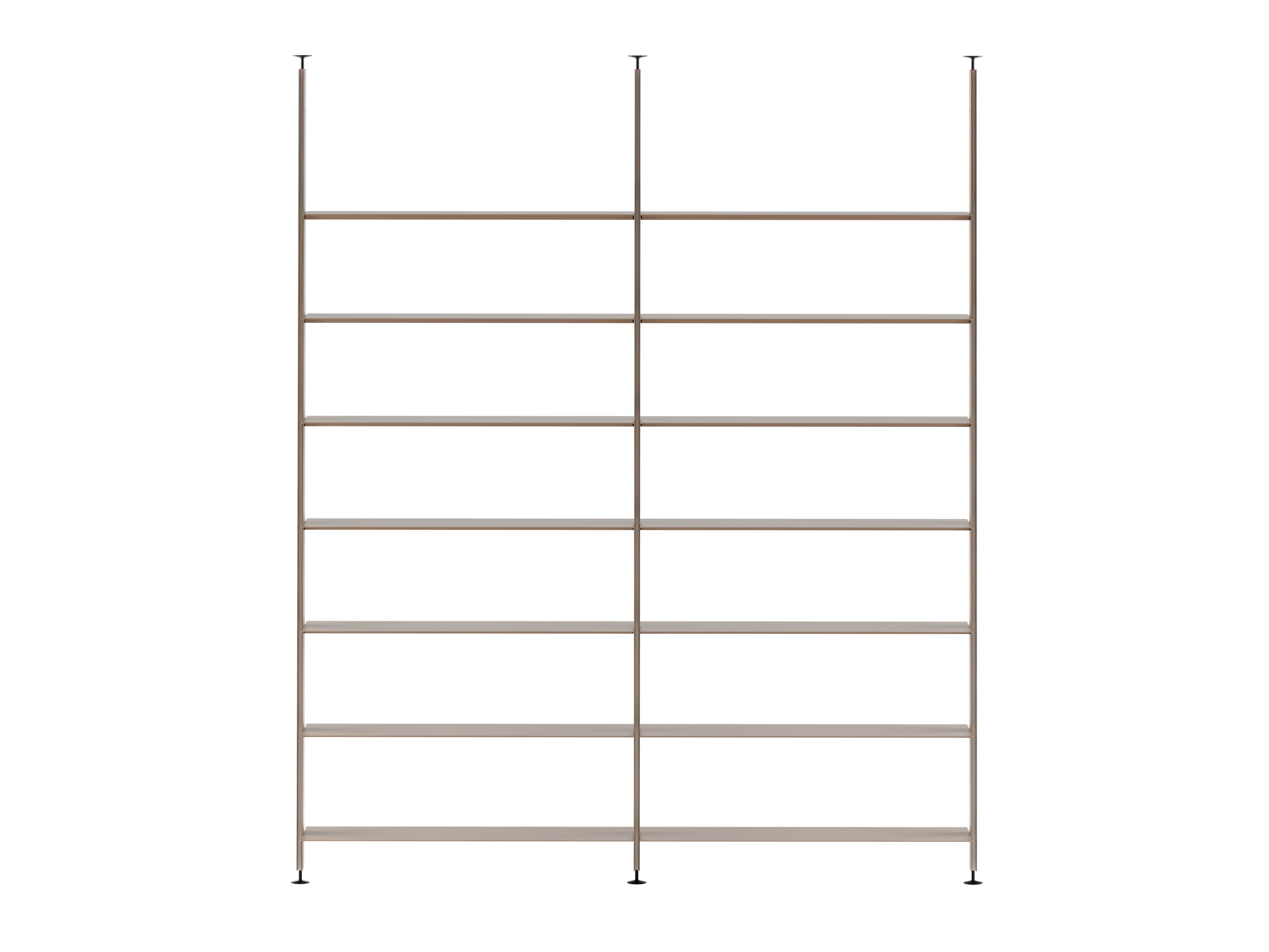 Алюминиевый книжный шкаф с креплением пол-потолок Alias Aline ARCH-00120335