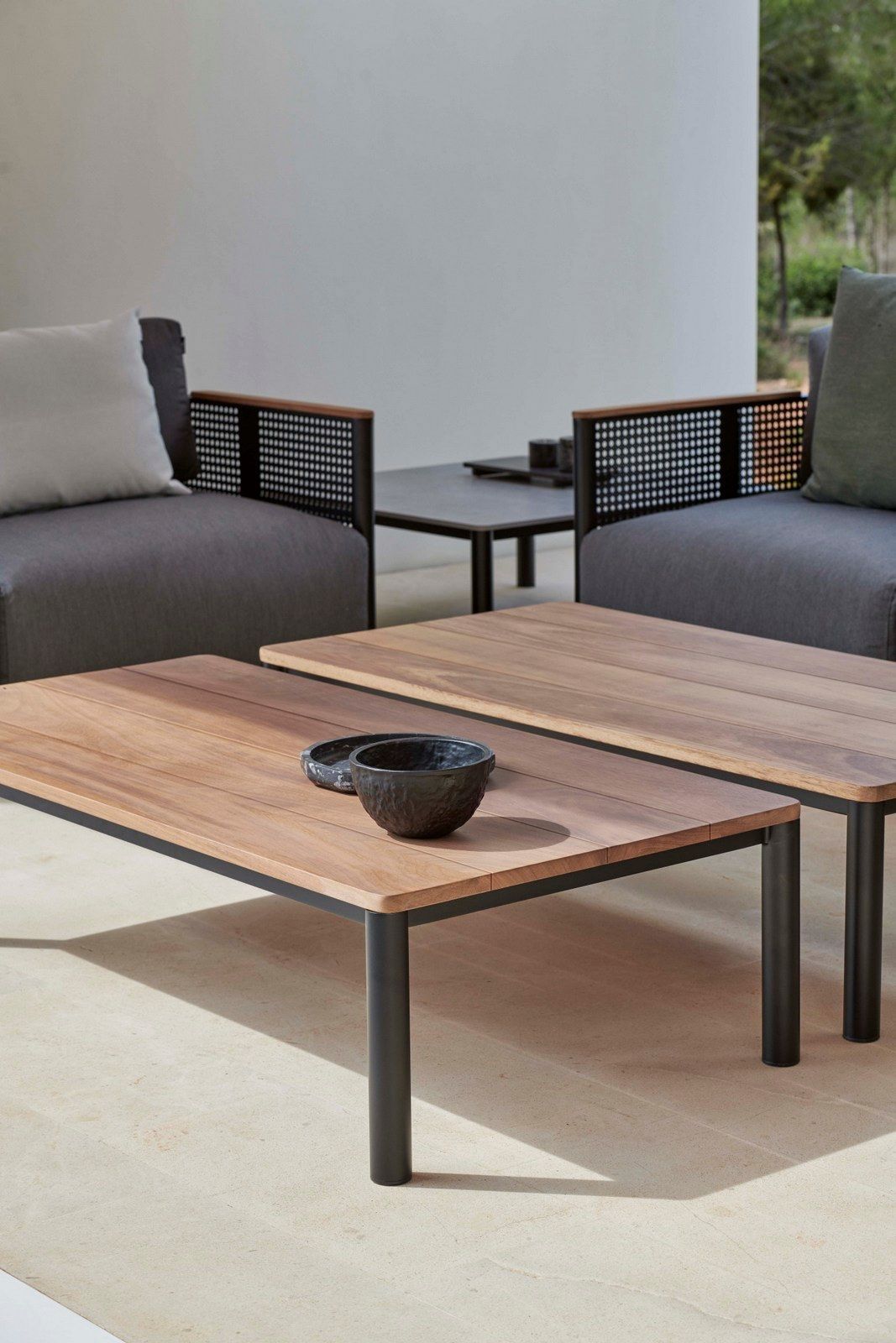 Фарфоровый прямоугольный садовый столик GANDIABLASCO Bosc ARCH-00052231 - Вид №5